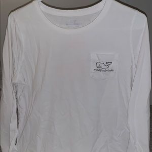 Vineyard Vines long sleeve white Christmas shirt